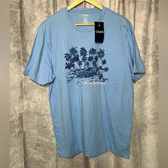 Chaps NWT Montego Bay Graphic Tee - size Medium - Picture 2 of 4